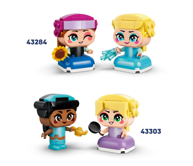 LEGO DISNEY 43291 Mała Bella i Tiana z zamkiem - 1473483 - zdjęcie 5